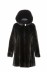 Пальто женское из норки с капюшоном C12402-810-kap-147-15-90