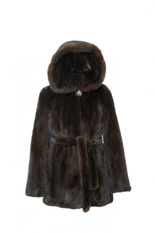 Изображение - Пальто женское из норки с капюшоном Avtoledy-80-kap Avtoledy-80-kap