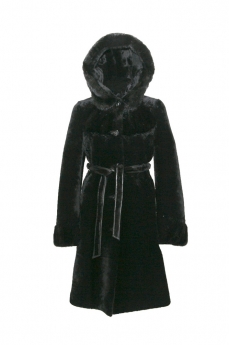 Пальто женское из овчины с капюшоном FA5260-87