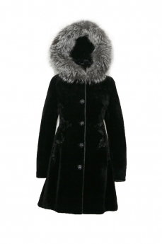 Изображение - Пальто женское из овчины с капюшоном A15080-3-Y16-Y A15080-3-Y16-Y