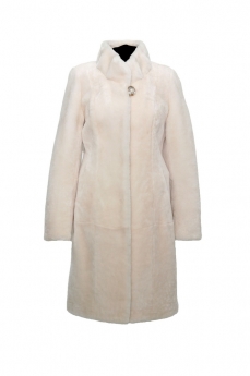 Пальто женское из овчины с воротником  S13036-5-BS5-A