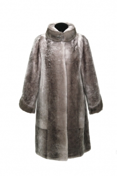 Пальто женское из овчины с воротником  A10838-5-20