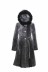 Пальто женское из овчины с капюшоном B1212822
