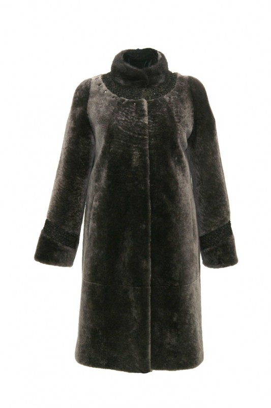Изображение - Пальто женское из овчины с воротником  F67321-82 F67321-82