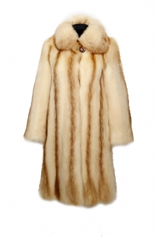Изображение - Пальто женское из енота с воротником ERV-110 ERV-110