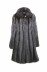 Пальто женское из енота с воротником EGV-100