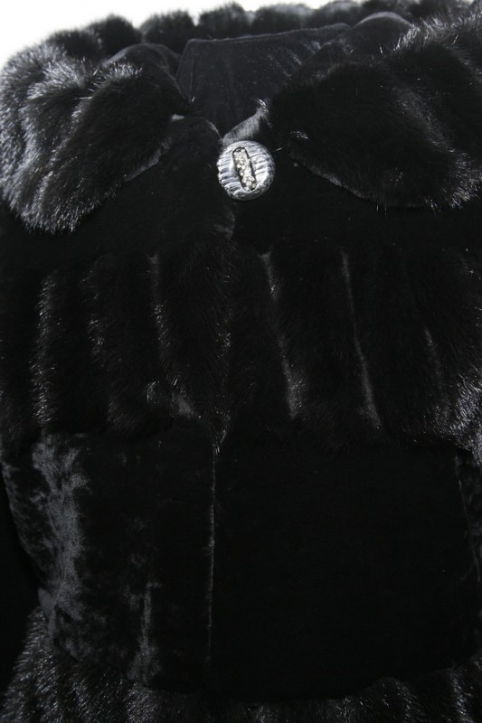 Изображение - Пальто женское из овчины с капюшоном YW3126-456 YW3126-456