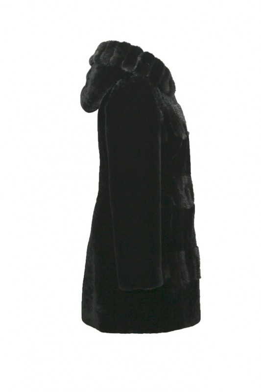 Изображение - Пальто женское из овчины с капюшоном YW3126-456 YW3126-456