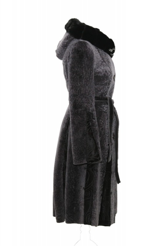 Изображение - Пальто женское из овчины с капюшоном B1212822 B1212822