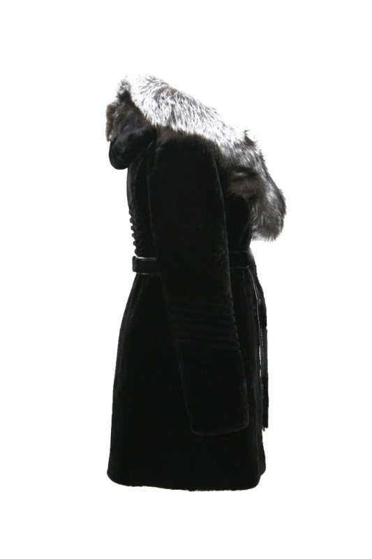 Изображение - Пальто женское из овчины с капюшоном 5303-18 5303-18