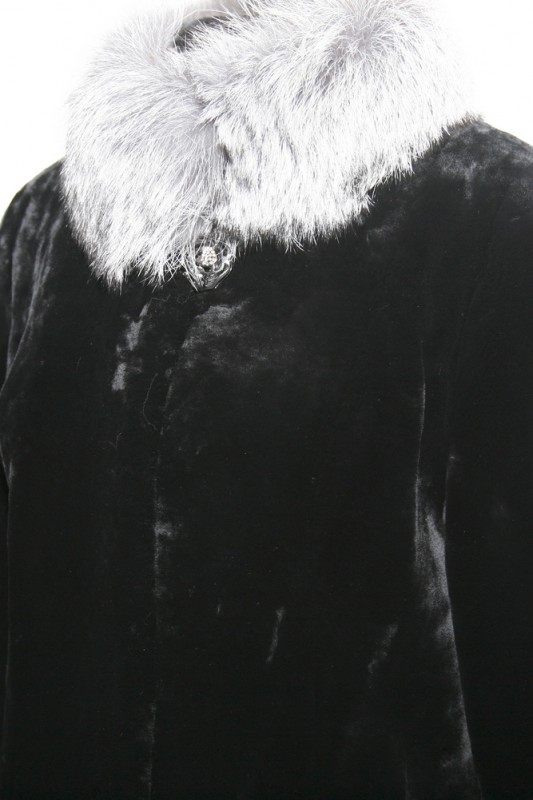 Изображение - Пальто женское из овчины с воротником S1825(F)-02-1H-01 S1825(F)-02-1H-01