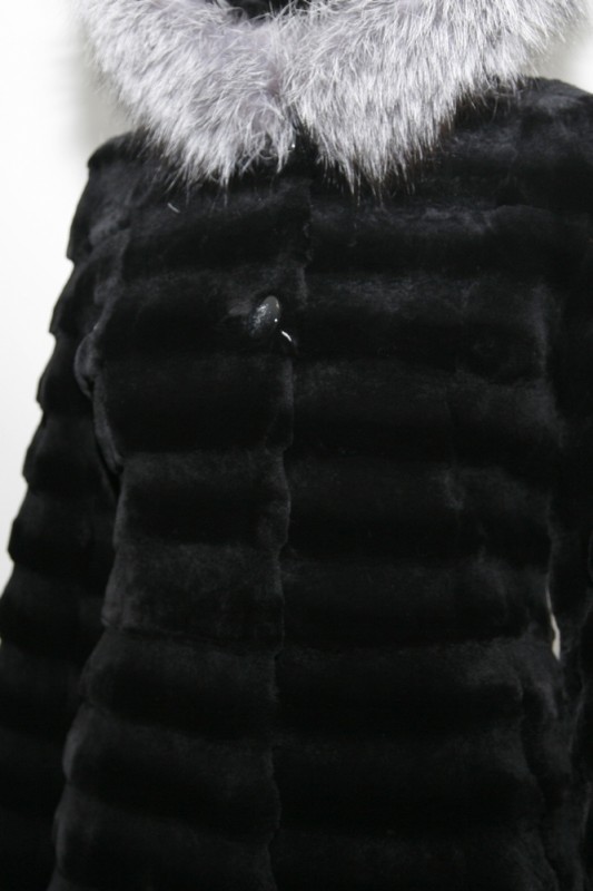 Изображение - Пальто женское из овчины с капюшоном A15114-3-Y6-YH A15114-3-Y6-YH