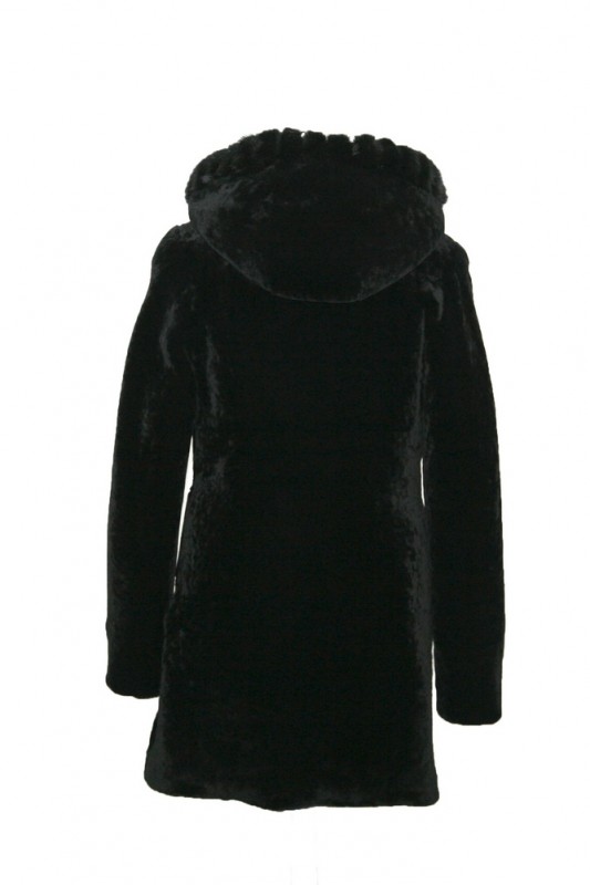 Изображение - Пальто женское из овчины с капюшоном M611-L48 M611-L48