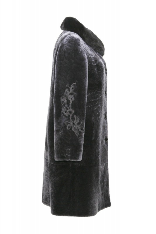 Изображение - Пальто женское из овчины с воротником  FA6977-289-XIU FA6977-289-XIU