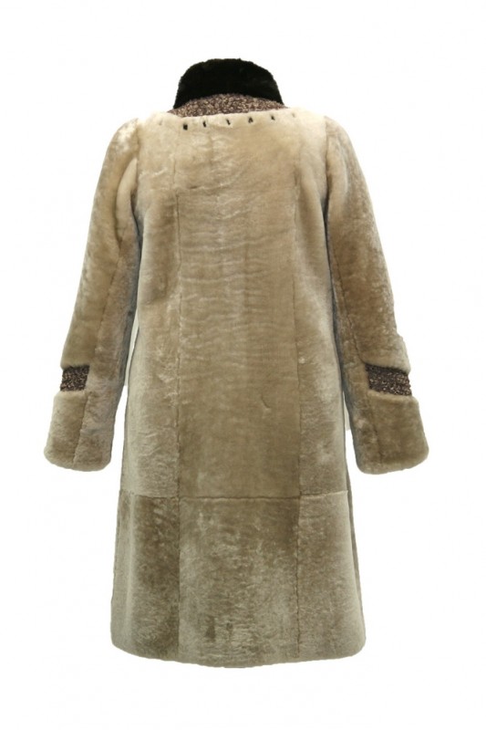 Изображение - Пальто женское из овчины с воротником  F67321-138 F67321-138