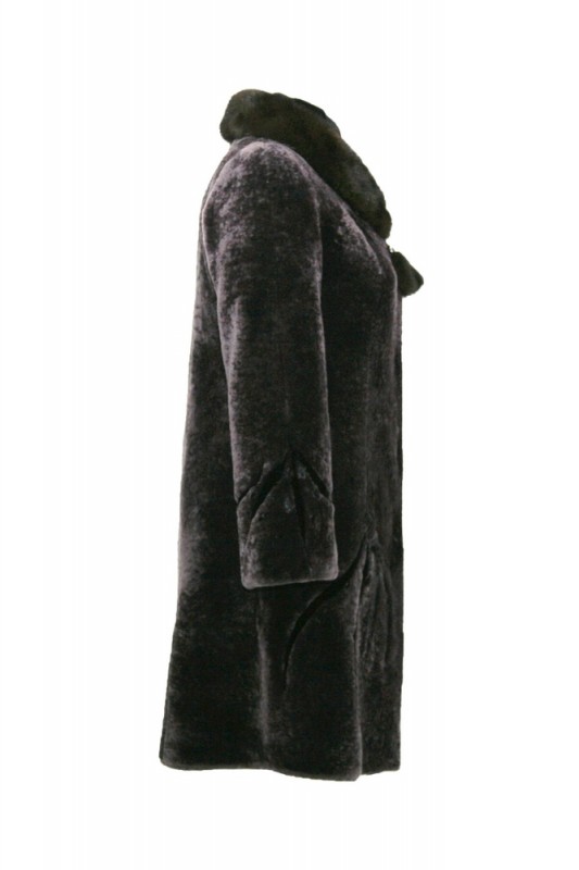 Изображение - Пальто женское из овчины с воротником  FC3167-82-H FC3167-82-H