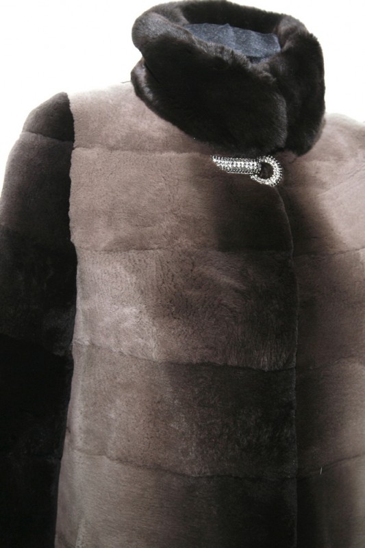Изображение - Пальто женское из кролика  с воротником C106-5T C106-5T