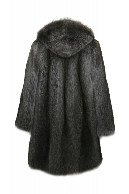 Изображение - Пальто женское из енота с капюшоном EG-95 EG-95