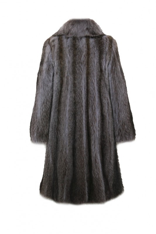 Изображение - Пальто женское из енота с воротником ESV-110 ESV-110