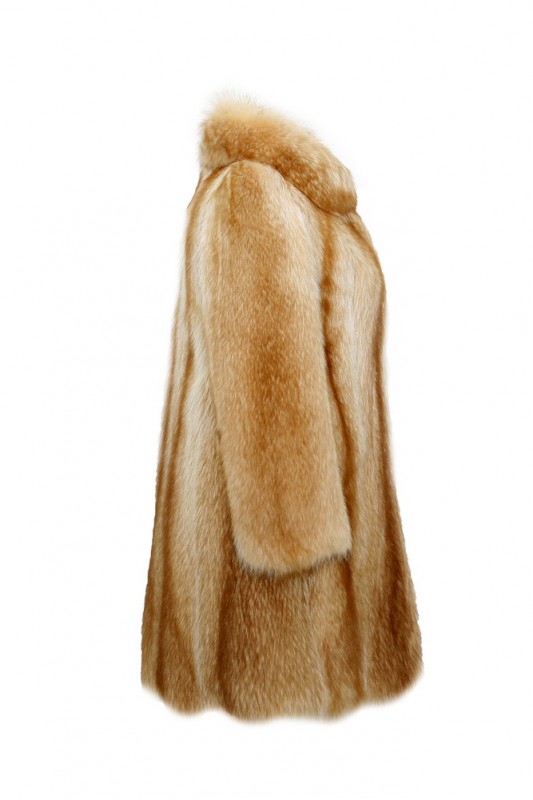 Изображение - Пальто женское из енота с воротником ERV-100 ERV-100