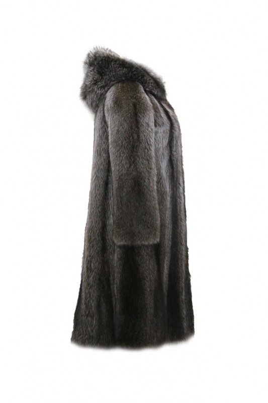 Изображение - Пальто женское из енота с капюшоном ESK-120 ESK-120