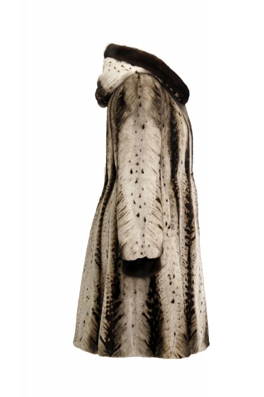 Изображение - Пальто женское из норки с капюшоном 800-023-1194 800-023-1194