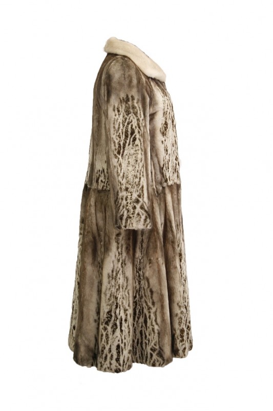 Изображение - Пальто женское из норки с воротником  STR-130-vor-led STR-130-vor-led