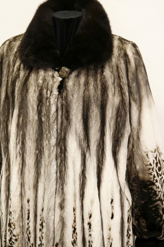 Изображение - Пальто женское из норки с воротником  B370-120-vor B370-120-vor