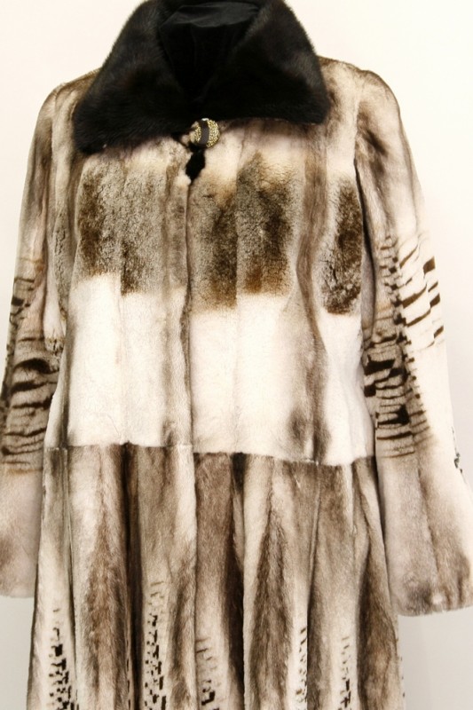 Изображение - Пальто женское из норки с воротником 800079-elka-130 800079-elka-130