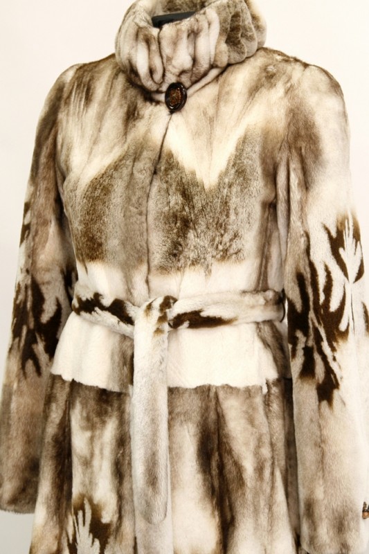 Изображение - Пальто женское из норки с воротником  S8776-110 S8776-110