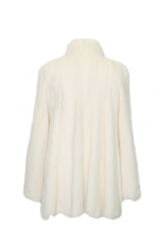 Изображение - Пальто женское из норки с воротником 140679-white 140679-white