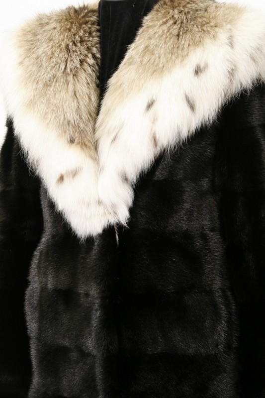 Изображение - Пальто женское из норки с капюшоном  Poper-95-ris Poper-95-ris
