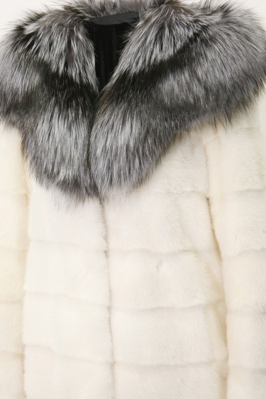 Изображение - Пальто женское из норки с капюшоном 9020-Y526-90 9020-Y526-90