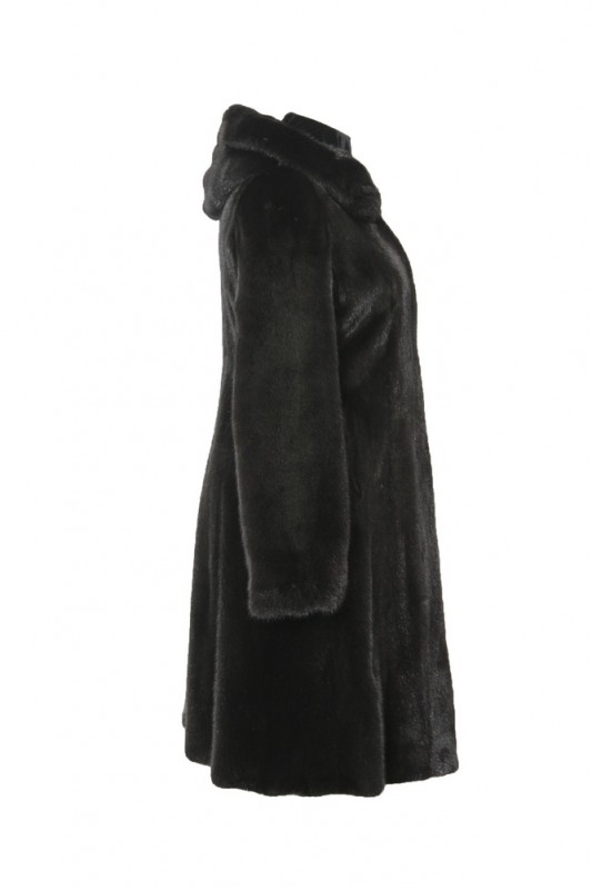 Изображение - Пальто женское из норки с капюшоном  Gade-105-kap Gade-105-kap