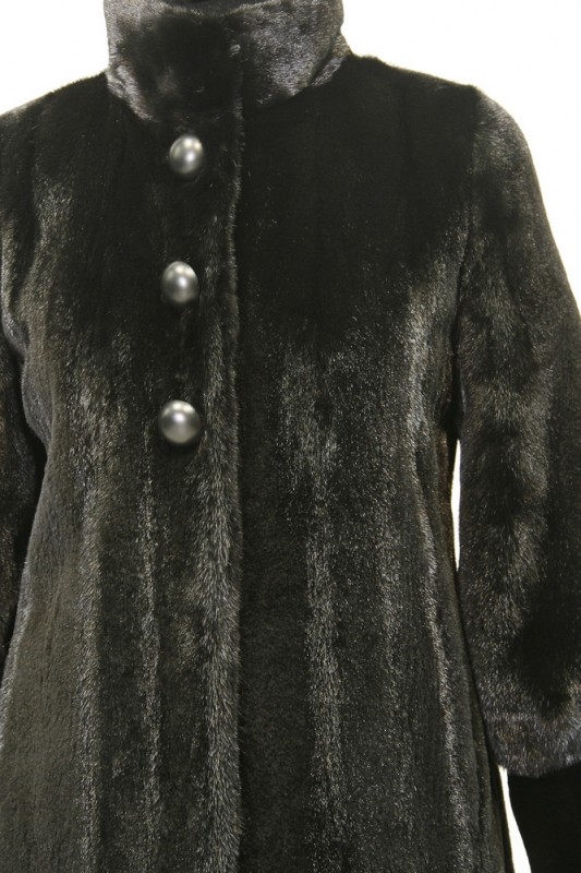 Изображение - Пальто женское из норки с воротником  H-22-100-vor H-22-100-vor